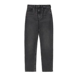 Everlane The High Rise Super Straight Jean size 26 Washed Black